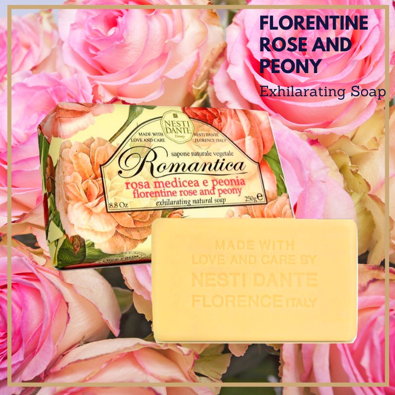 Frenshi Nesti Dante Natural Soap (Made in Italy) - Romantica Florentine  Rose & Peony (250g) | Shopee Malaysia