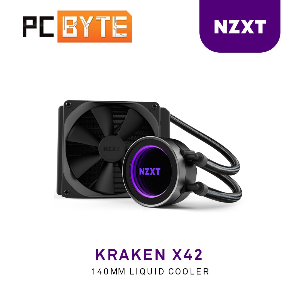 NZXT Kraken X42 AIO Liquid Cooler With RGB - Black (140mm) | Shopee ...