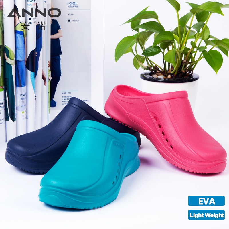 ANNO Soft Medical Shoes for Women Men Light Nurse Clog Anti-slip Surgical  Shoes Slipper Flat Work Shoes for Hospital | Shopee Malaysia