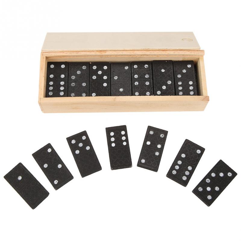 Must Purpose KAYU Domino Kids Toys Gaple Wooden Board Game 28 PCS Premium