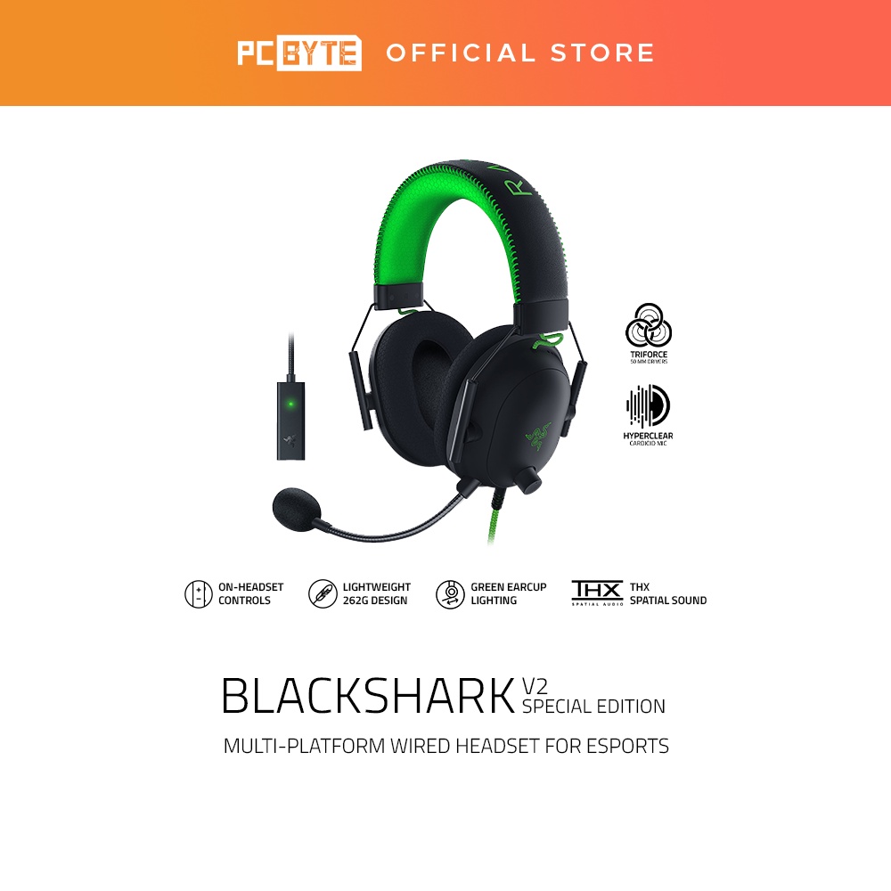 BlackShark V2 Wired Gaming Headset Special Edition Shopee Malaysia