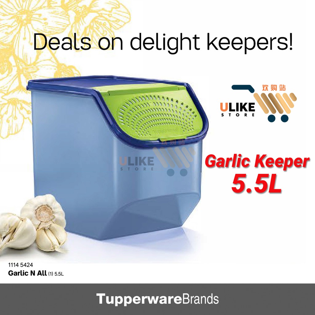 Tupperware Garlic N All / Garlic Keeper / 5.5L