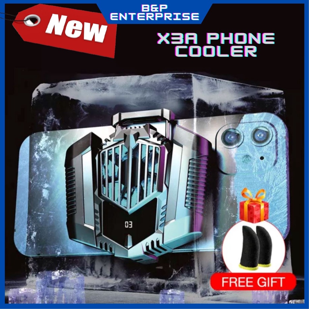 Mobile Phone Cooler Strong Wind Prolong Battery Life Cell Phone Gaming Cooler 