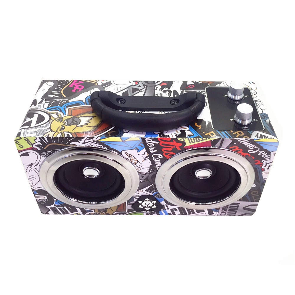 Graffiti Hip Hop Multifunction Bluetooth Portable Loudspeaker Music