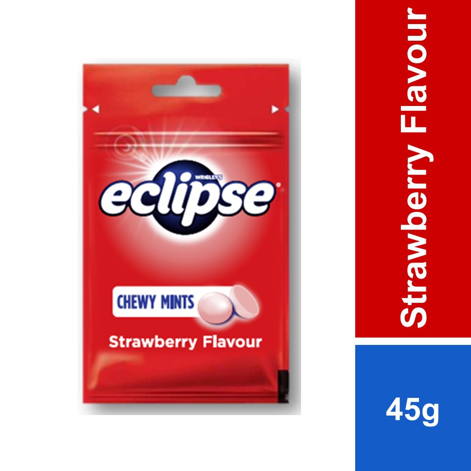 Eclipse Chewy Mints Strawberry 45g Shopee Malaysia
