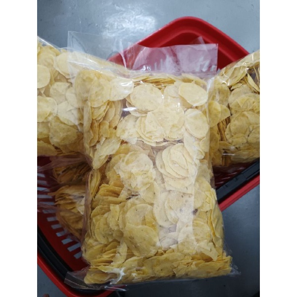 Ready kerupuk opak koin mentah asli Indonesia | Shopee Malaysia