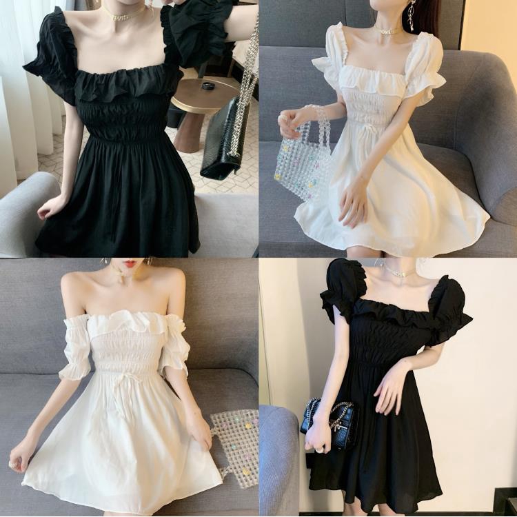 off shoulder dress shopee