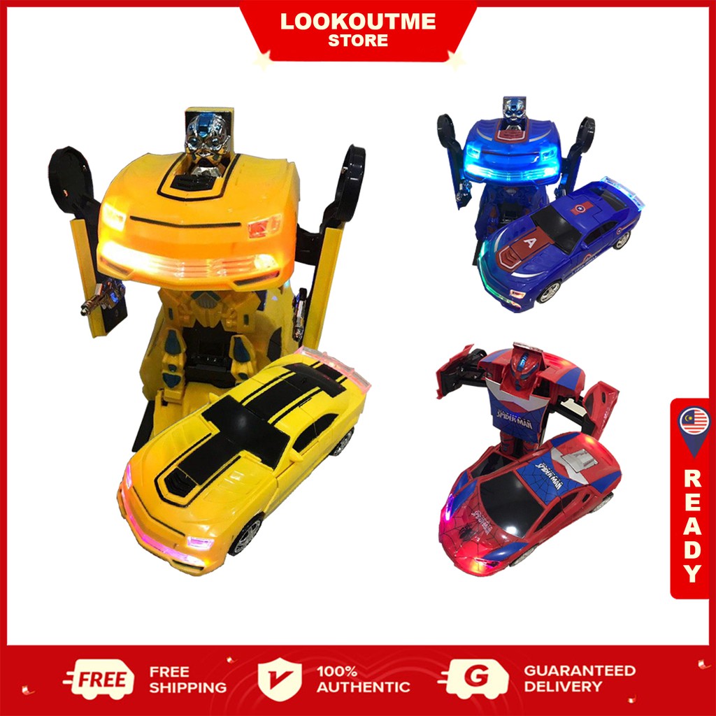 Buy [Ready Stock] Transformer Robot Car Children Transform Toys 