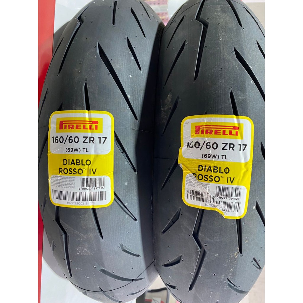 Pirelli Diablo Rosso Iv Diablo Rosso 4 22 Tyre Tayar Motorcycle Motor Shopee Malaysia