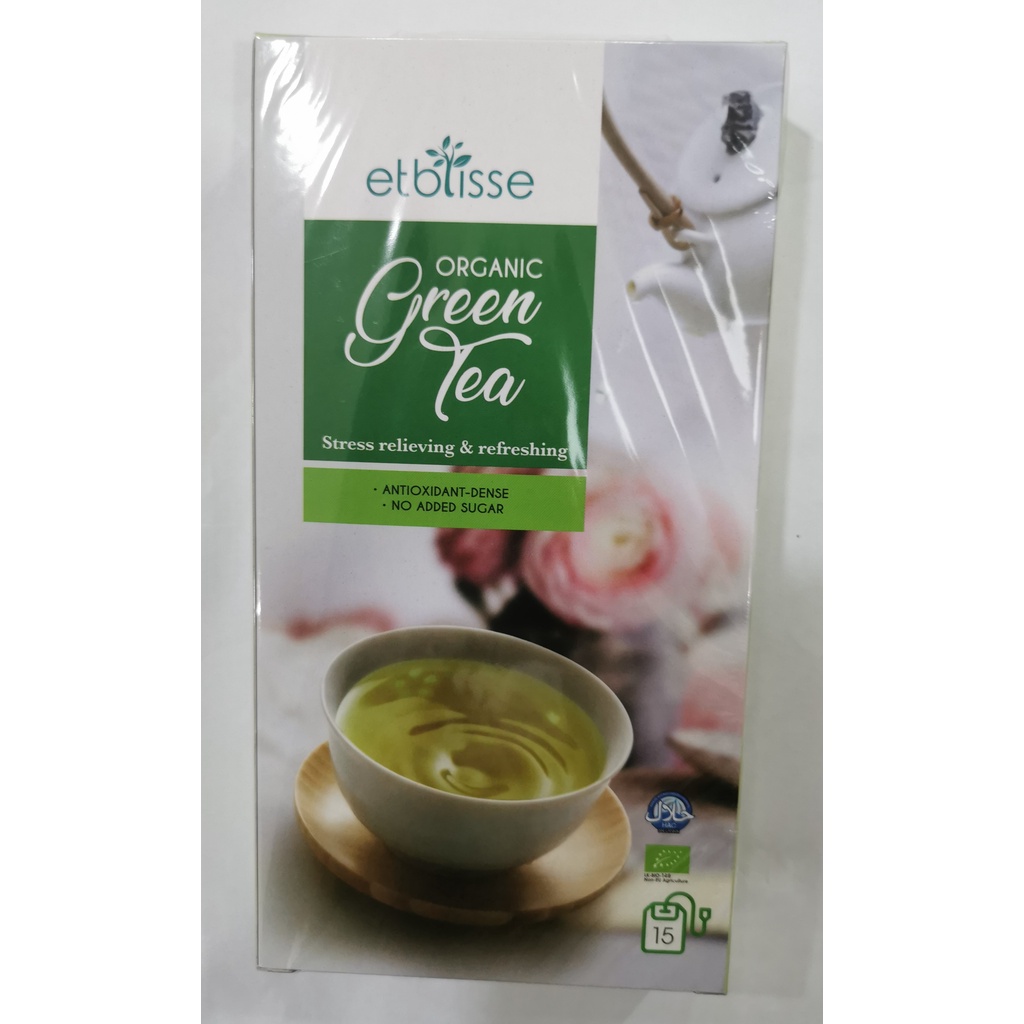 ETBLISSE Organic Green Tea Shopee Malaysia