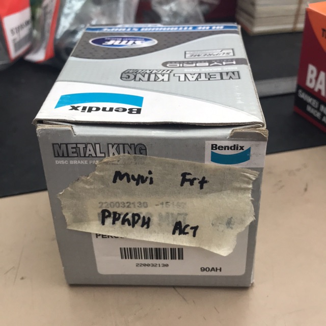 BENDIX METAL KING MYVI 1.0/1.3 0511 FRONT BRAKE PAD Shopee Malaysia