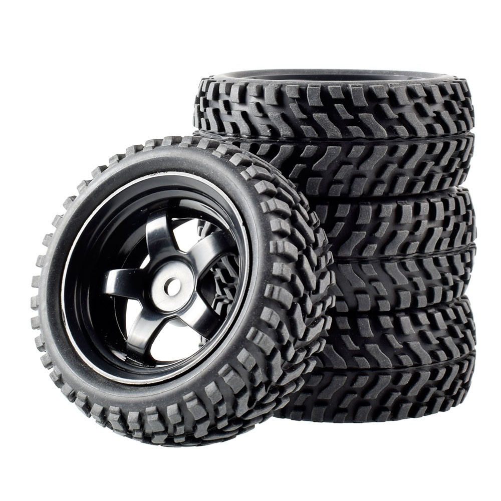 RC Pull Rally 1:10 Car On Road &1:16 Off-Road Wheel Rim & Tyre Tires 6030-7004