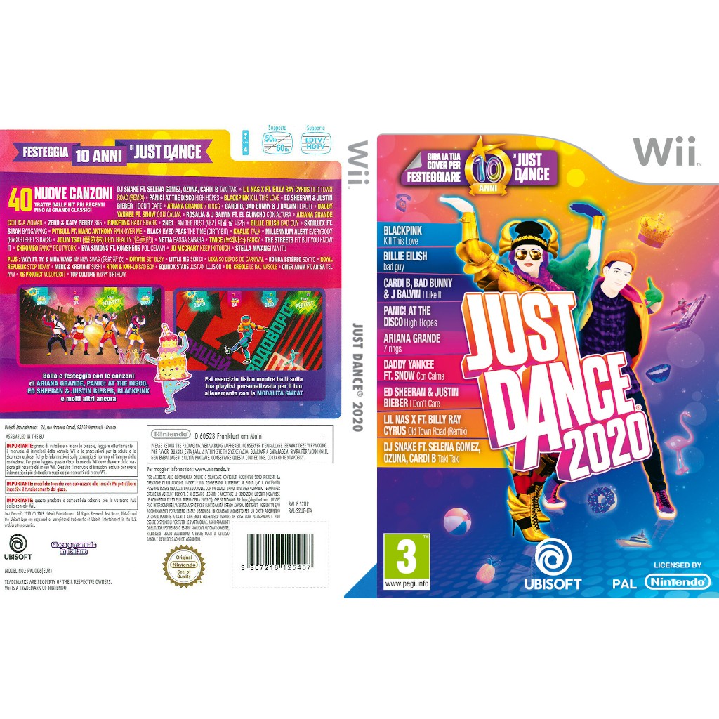 Nintendo Wii Game Just Dance Shopee Malaysia