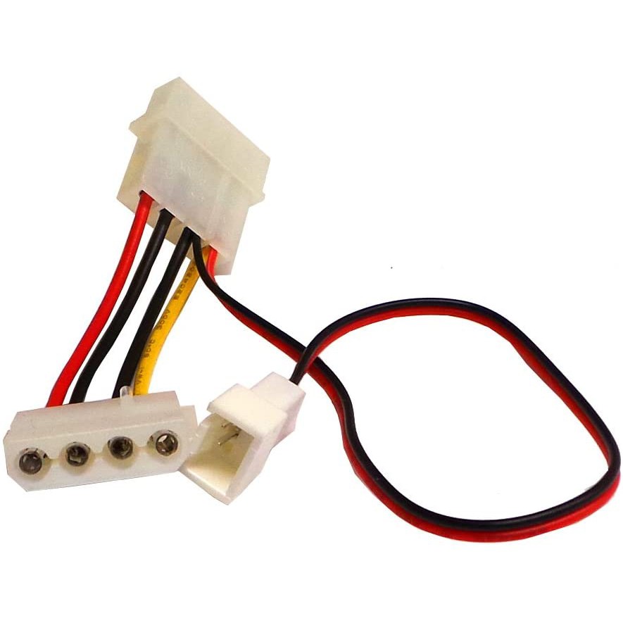 4 Pin 2x Molex Connector To 2 Pin Fan 12v Shopee Malaysia