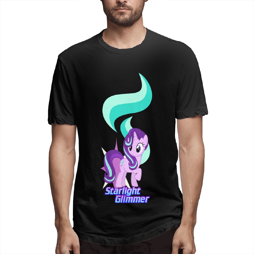 Mlp T Shirt Starlight Glimmer With Cutie Mark And Name Tshirt Short Sleeve Male Tee Shirt For Men Shopee Malaysia