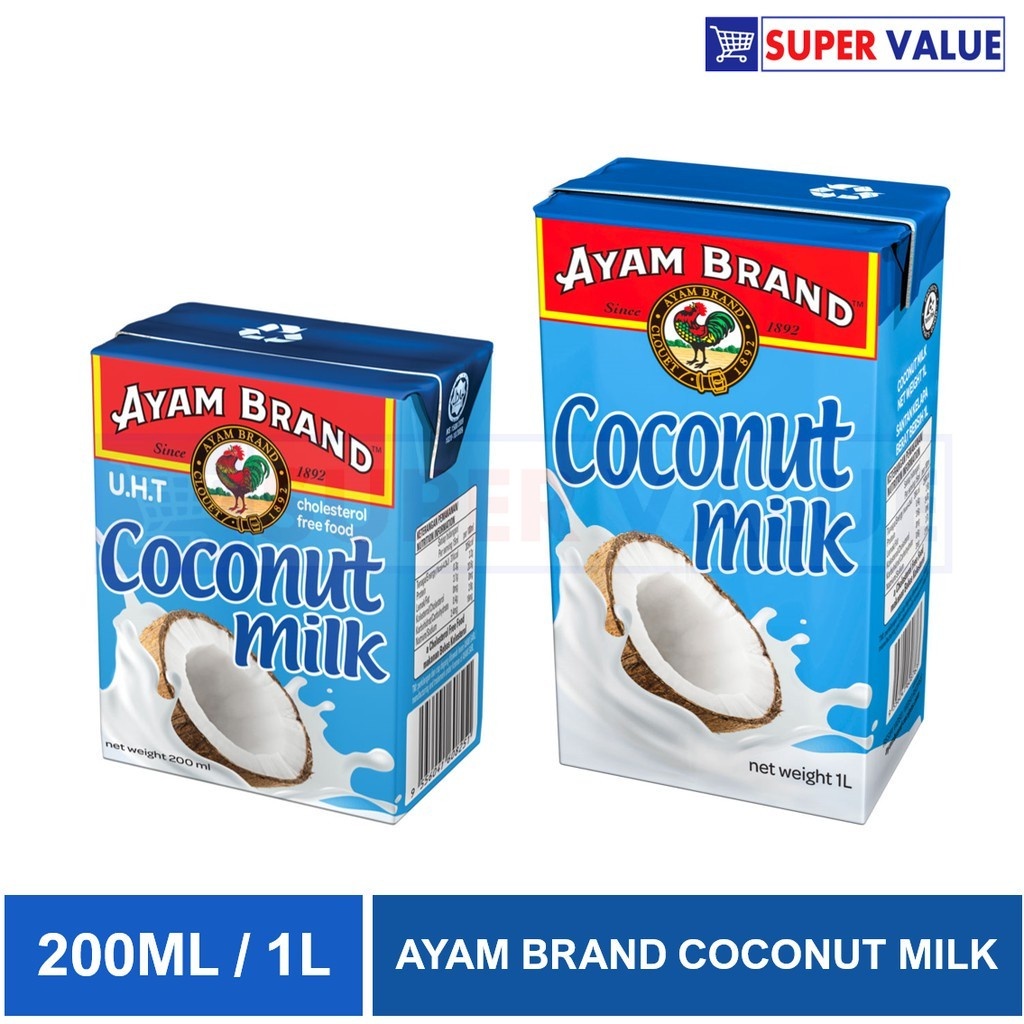 Ayam Brand Coconut Milk 200ML/1L Shopee Malaysia