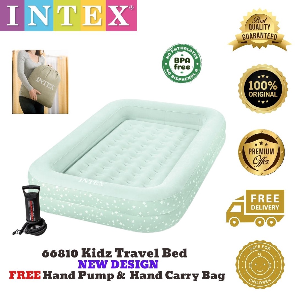 Intex Kidz Travel Bed With Hand Pump atelieryuwa.ciao.jp