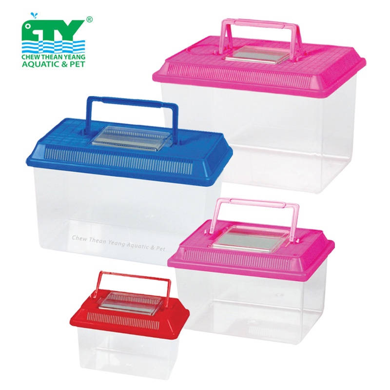 PLASTIC FISH TANK WITH HANDLE