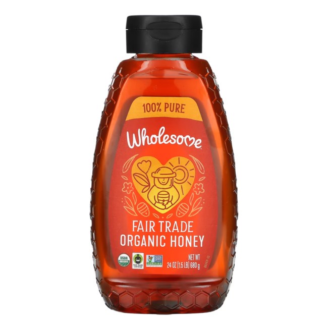 Wholesome Sweeteners, Fair Trade Organic Honey, 24 oz (680 g)