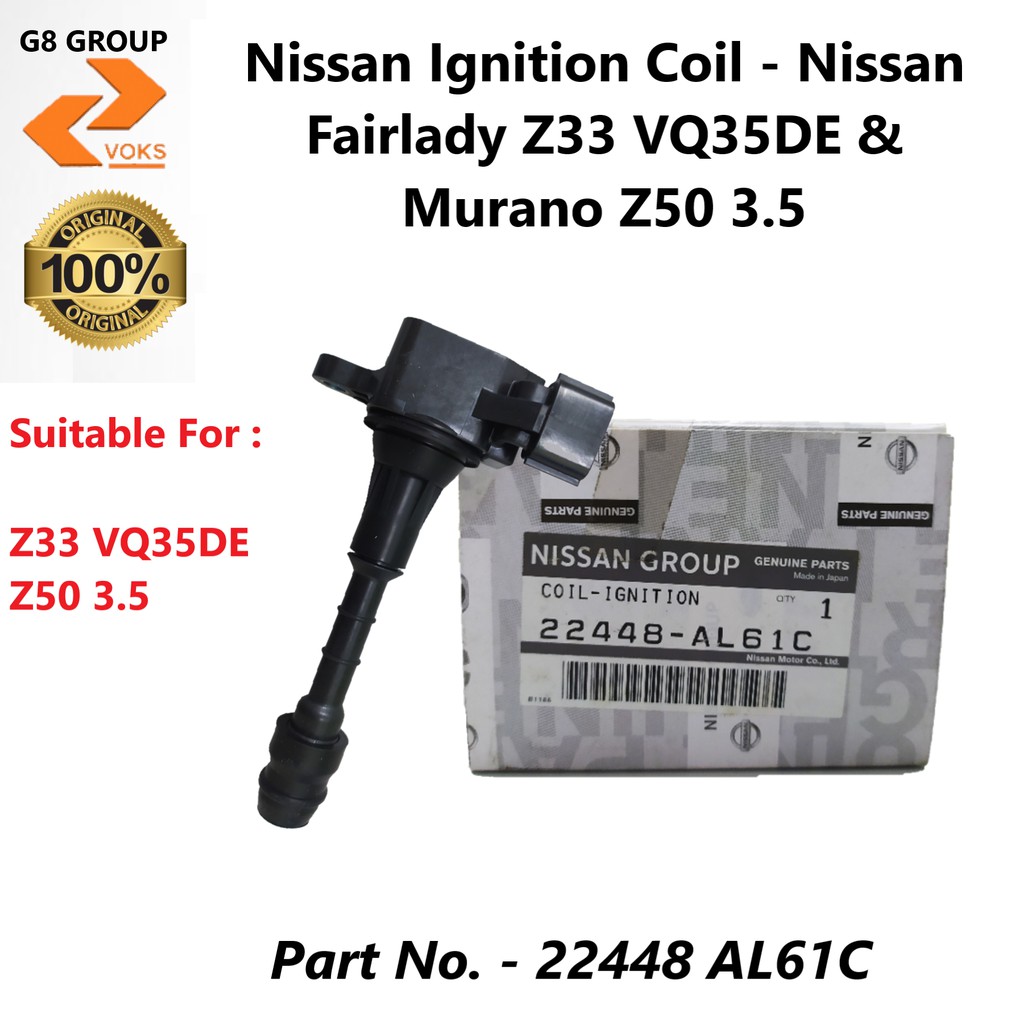 Nissan Ignition Coil Nissan Fairlady Z33 VQ35DE & Murano Z50 3.5