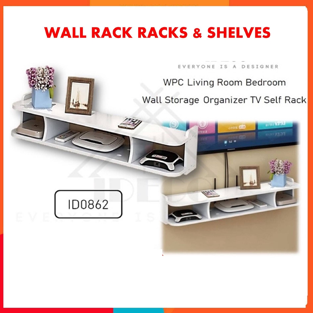 Ideco DVD Player Rack  TV  Rack  Living Room Bedroom Wall 