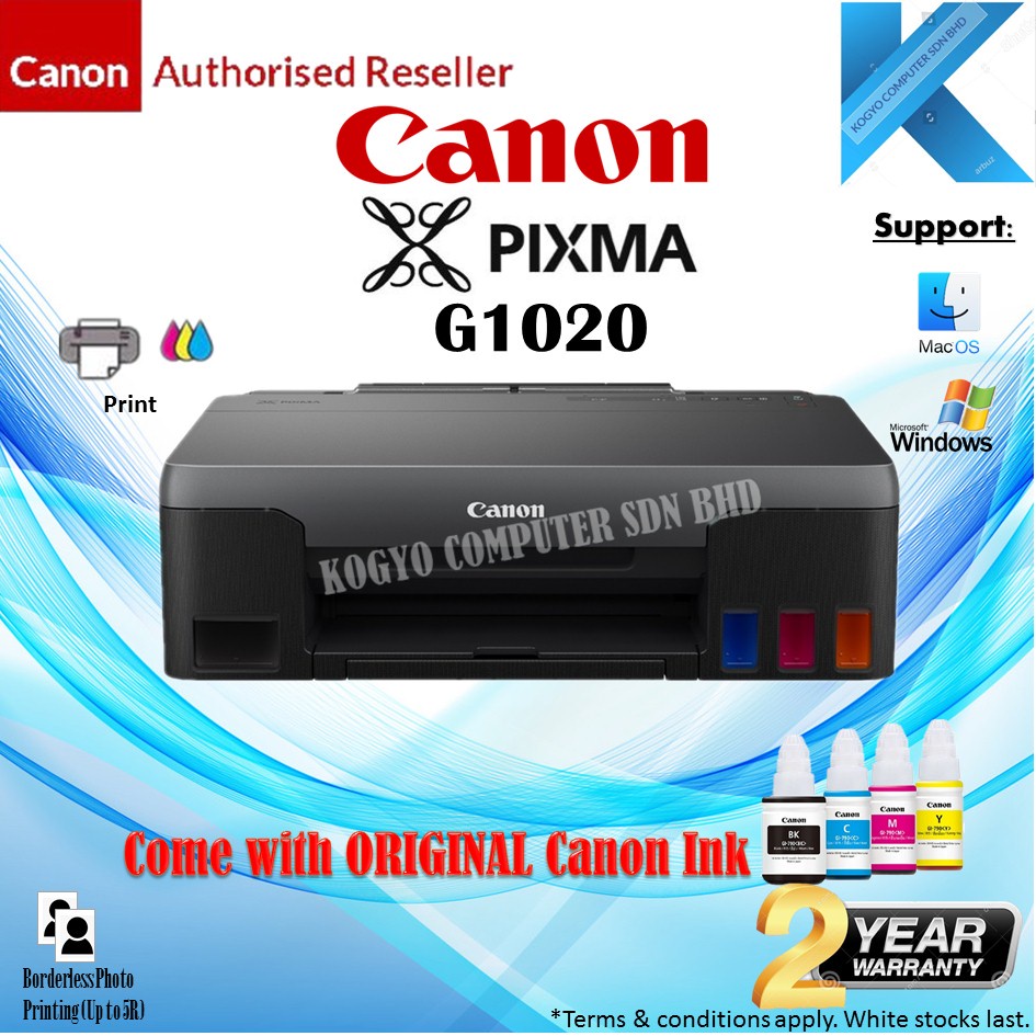 Canon Pixma Ink Efficient Printer G1020 G1010 Shopee Malaysia 0522