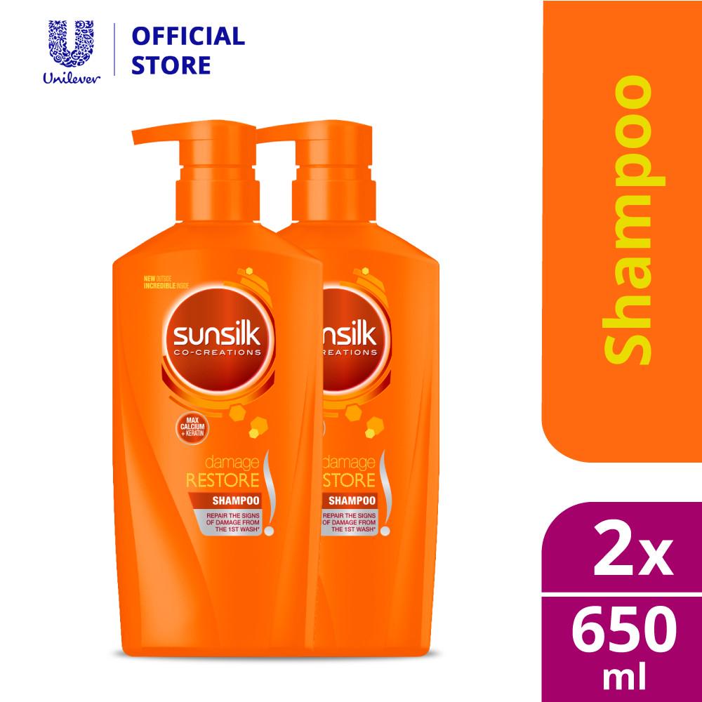 Sunsilk Damage Restore Shampoo (650ml x 2) Shopee Malaysia