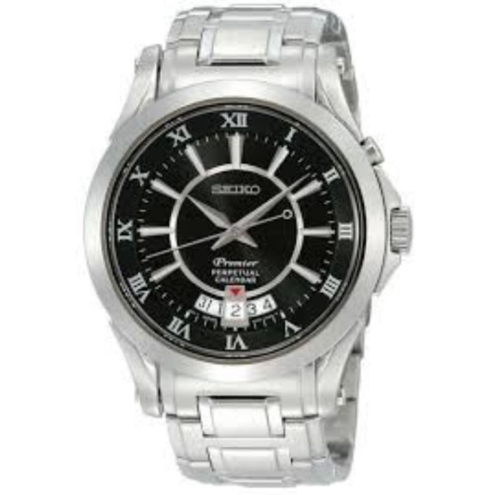 seiko men premier perpetual calendar stainless steel sport authentic watch  6A32-00R0 | Shopee Malaysia