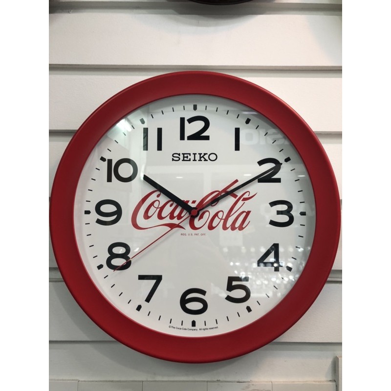 Seiko QXA922R Coca-Cola Wall Clock Red 