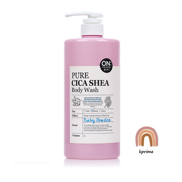 [KPRIME] On The Body Pure Cica Body Wash Baby Powder 1000ml