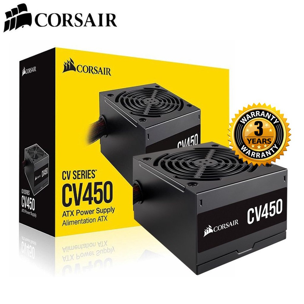 Corsair Cv450 450w 80plus Bronze Atx Psu Cp 909 Uk Shopee Malaysia