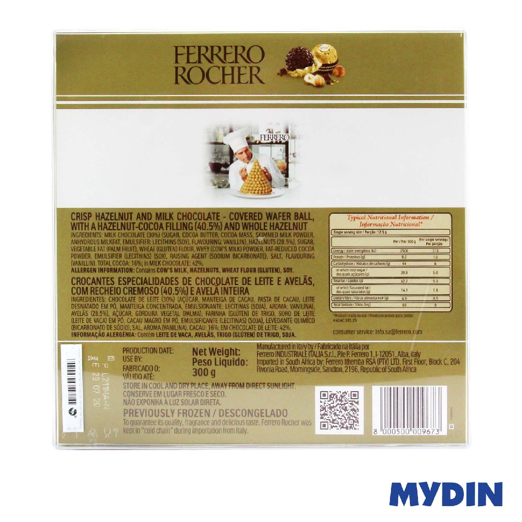 Ferrero Rocher T24 (300g) - EXPIRY 14/12/2021