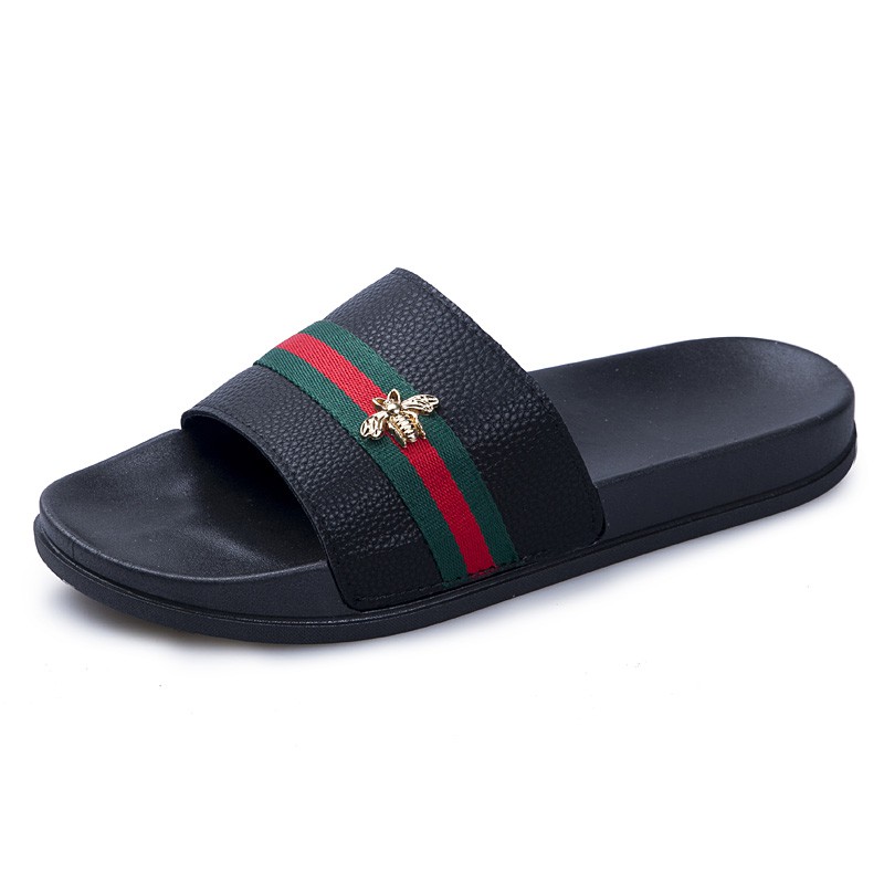 gucci bee slipper