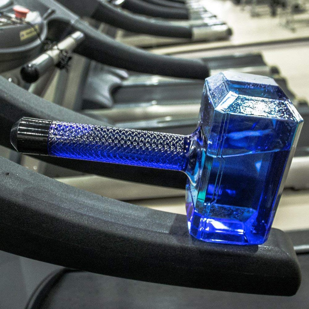 Black 1.7 Liter Thor Hammer Water Bottle Free Sport Training Workout Gym Blue 