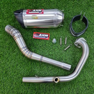 AHM M3 Racing Exhaust Y15 Y15ZR RS150 Lc135 Lc4s lc5s SPR 32mm SZR 35mm ...