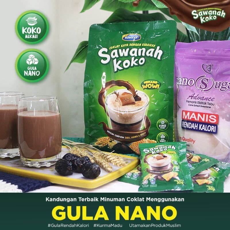 Sawanah Koko Malt ( Pouch Bag 20 x 30gm ) Shopee Malaysia