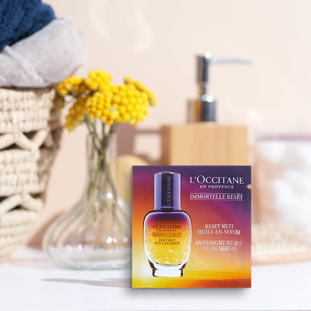 L'occitane Immortelle Reset Serum Eye Serum 1ml Shopee Malaysia