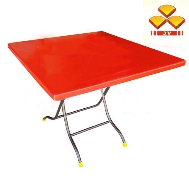 TABLE 3X3（2B/3V）MEJA LIPAT 3X3 KAKI Plastic Table | From 3V factory ...