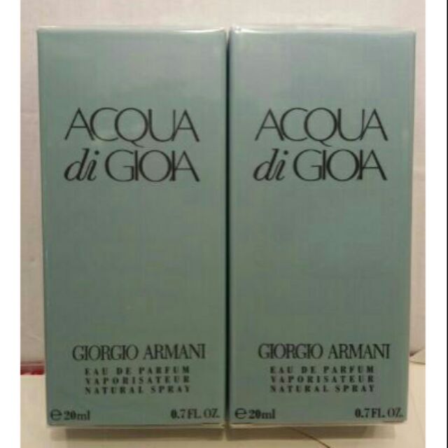 acqua di gioia 20ml