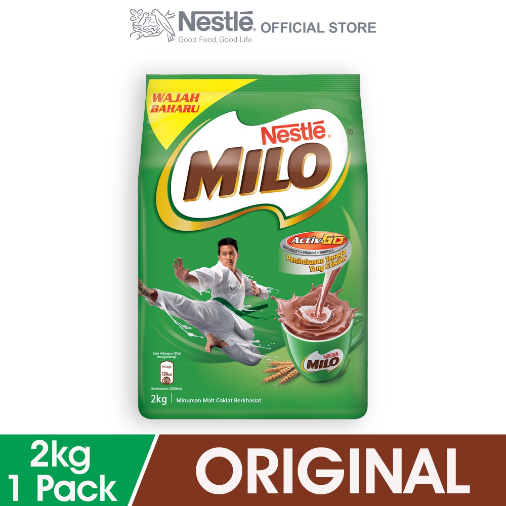 Nestle MILO Activ-Go Chocolate Malt Powder (2kg) | Shopee ...