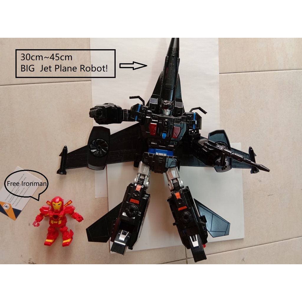 (Buy 1 Free 1)Toy transformers Jet Plane Transformation Heroes Robot