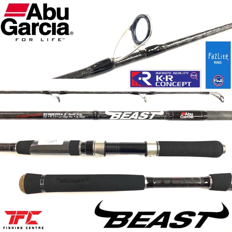 abu garcia beast travel rod