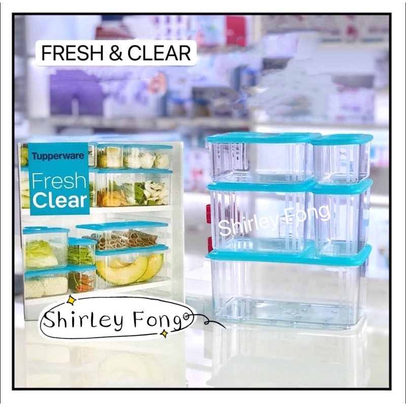 Tupperware Compact Freshclear Set (5pcs) | Shopee Malaysia