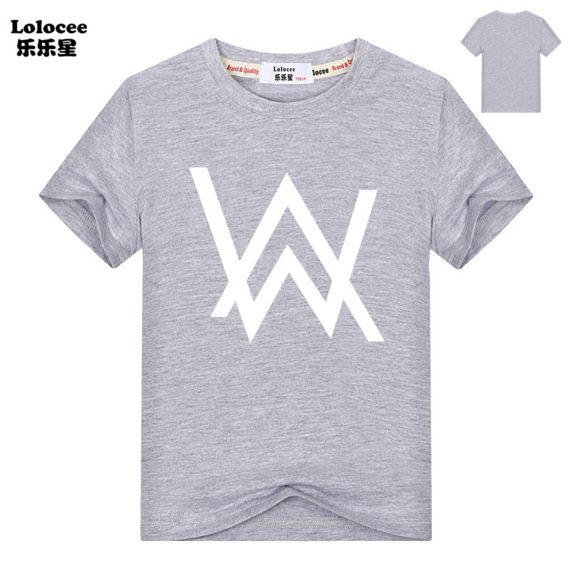 Music Dj Alan Walker Print Cotton T Shirt Kids Hip Hop Short Sleeve Cotton Tees Boys Funny Tee Shopee Malaysia - roblox t shirt alan walker