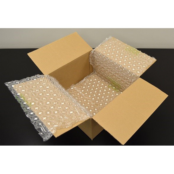 boxes and bubble wrap