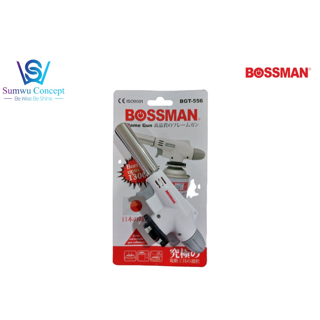 BOSSMAN Flame Gun/Gas Torch/Penyala Gas Api/Pemetik Api Model: BGT-556 BOSSMAN PISTOL GAS API TORCHMODEL: BGT-556