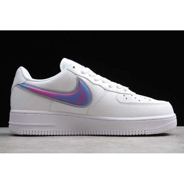 air force 1 low oversized swoosh white racer blue