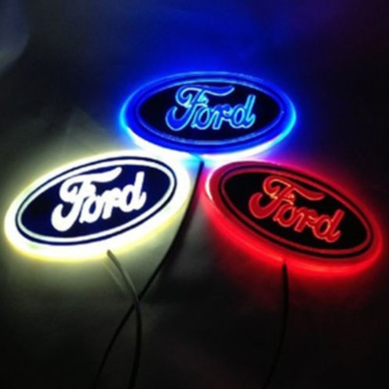 LED Car Tail Logo Auto Badge Light White Light for Ford Focus Mondeo