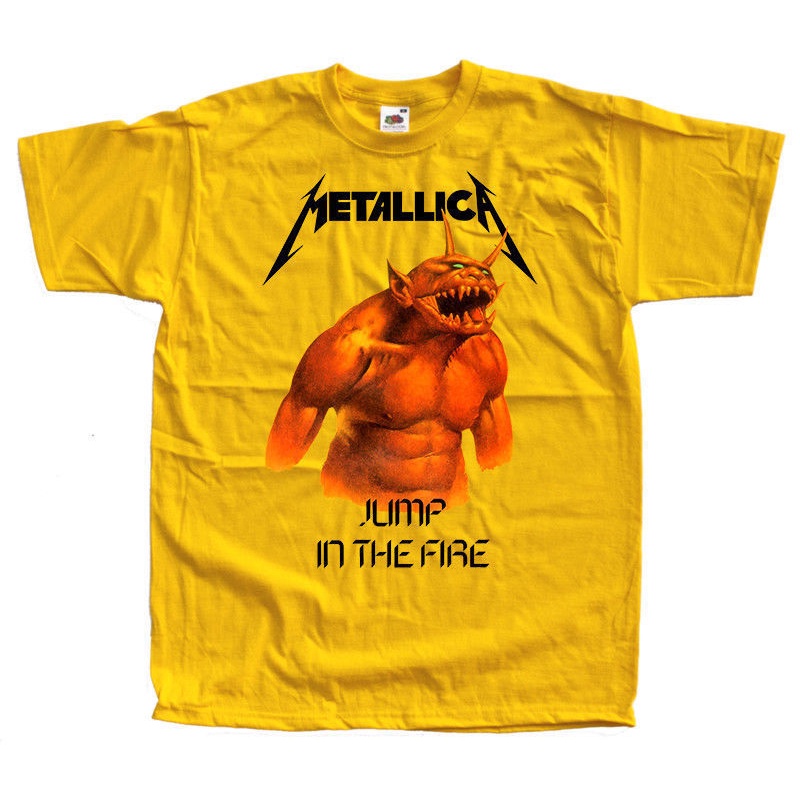 Metallica Jump In The Fire 1982 Yellow 