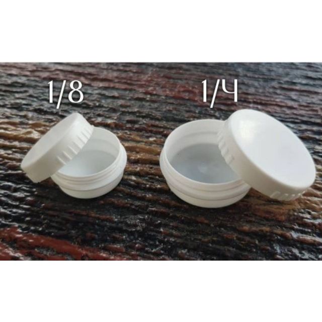 (READY STOCK)Plastic Ointment Box / Empty Cream Container (1/8oz 1/4oz
